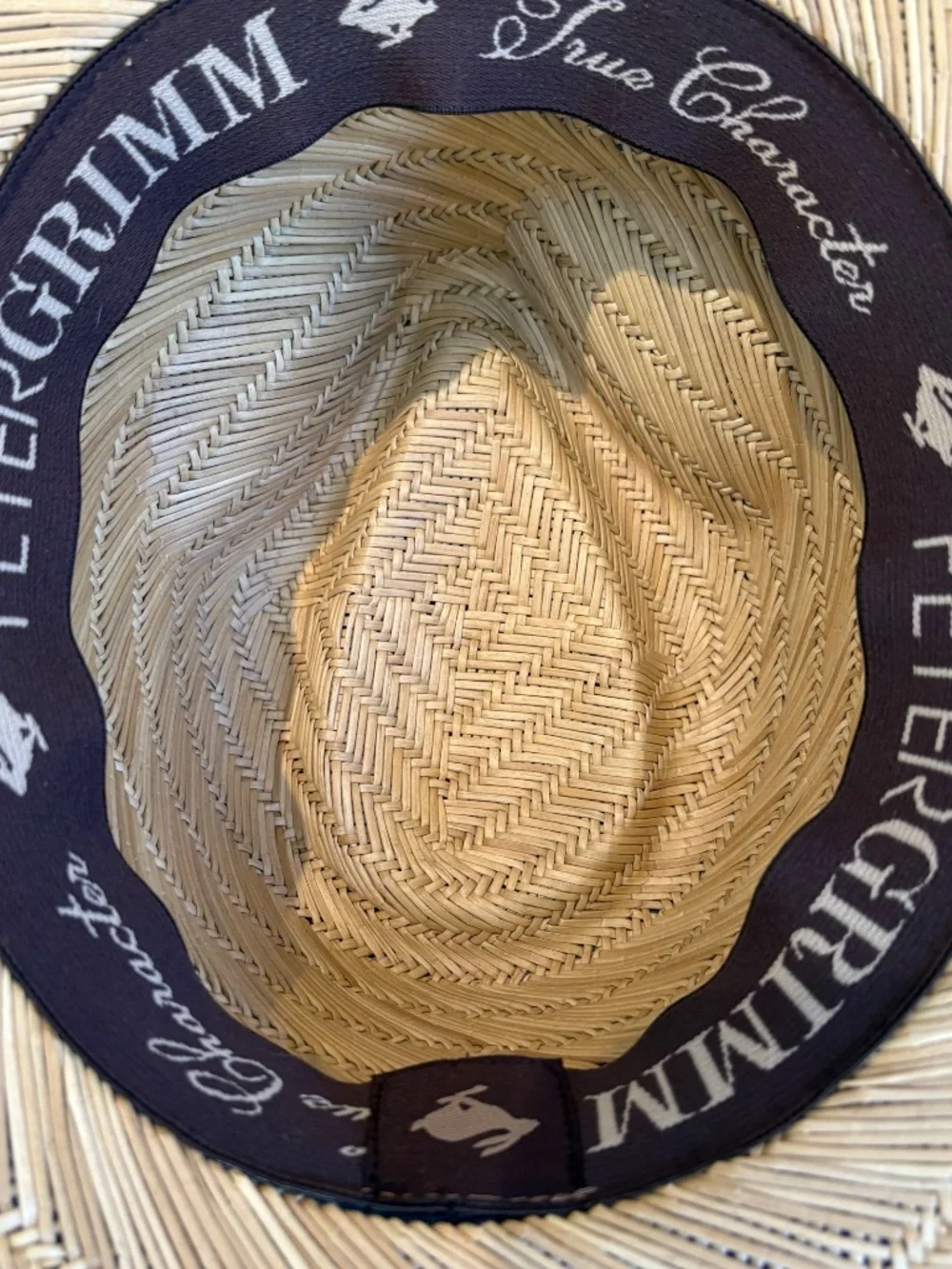 NWT Peter Grimm “Conker” Straw Hat - One Size - Natural - UV Protection